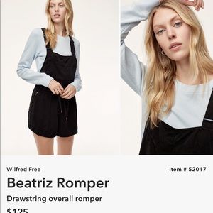 Wilfred Free
Drawstring overall romper